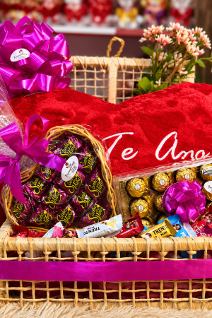 cesta de chocolate