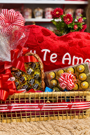 cesta de chocolate