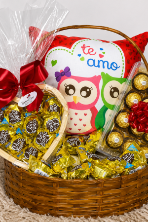 cesta de chocolate