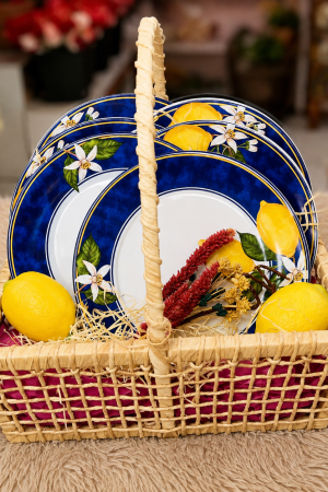 cesta de louças